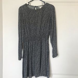 Black and white floral dress from H&M.